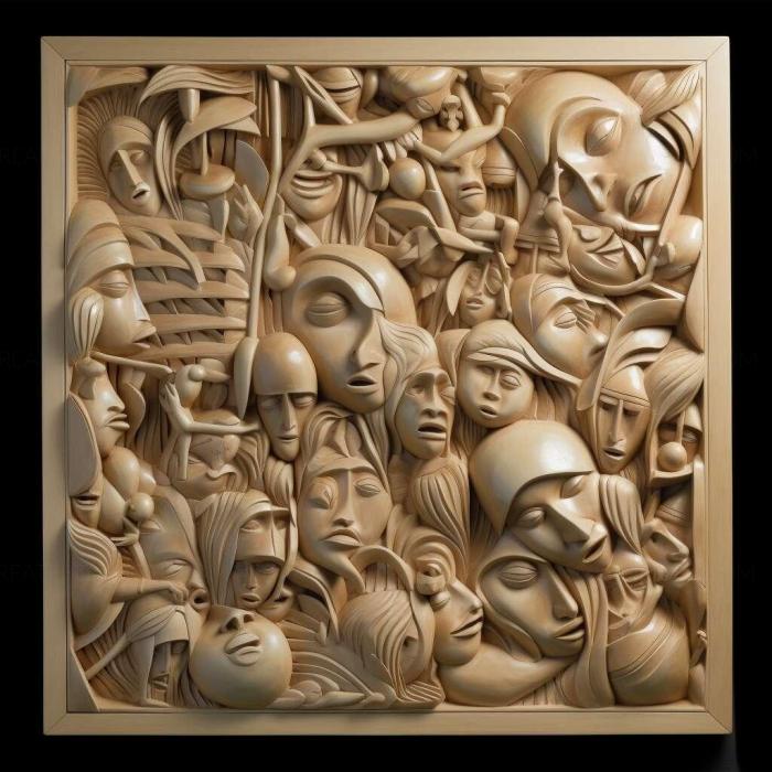 نموذج ثلاثي الأبعاد لآلة CNC 3D Art 